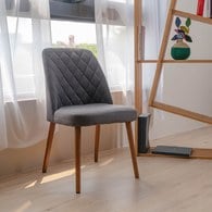 荷蘭Zuiver 簡約菱格紋單椅(深灰)