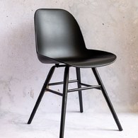 荷蘭Zuiver 艾伯特簡約弧形單椅 (黑)