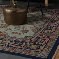 荷蘭Zuiver 神話符碼藝術地毯 (綠、300公分)