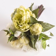 荷蘭Emerald人造花藝 白色牡丹花束