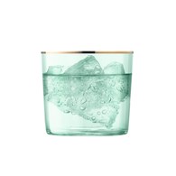 英國LSA 清透霓光玻璃水杯2入組 (瓜綠)