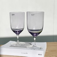 英國LSA 微透春彩高腳杯2入組 (紫羅蘭)