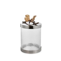 美國MichaelAram工藝飾品 銀杏蝴蝶系列玻璃收納罐 (高21.6公分)
