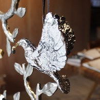 美國MichaelAram工藝飾品 和平白鴿造型吊掛裝飾