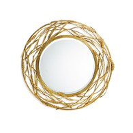 美國MichaelAram工藝飾品 黃金麥穗系列圓鏡