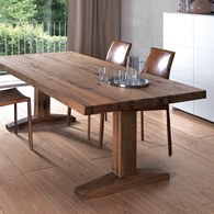 義大利OliverB 奧斯陸實木餐廳餐桌 (長160公分)
