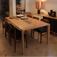 葡萄牙WEWOOD 現代簡約餐桌 (橡木)