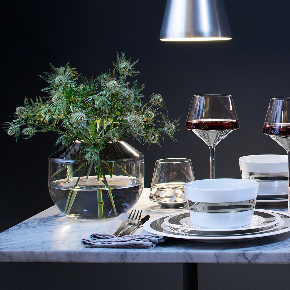 英國lsa 金屬光玻璃花器 高15公分 夏馬城市生活 夏馬城市生活