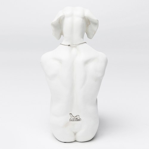 德國KARE 擬人藝術雕塑擺飾 (白狗)