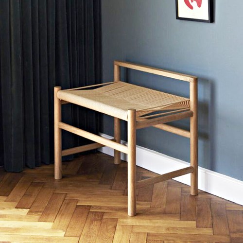 丹麥Hubsch 繩編文青小椅凳