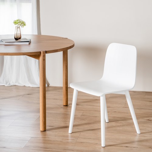 丹麥Sketch 簡約L型單椅 (白)