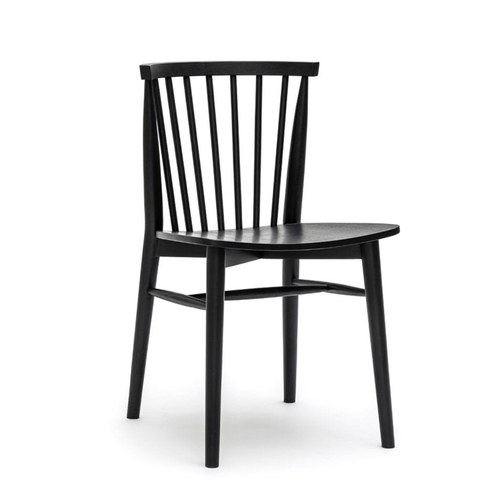 丹麥Sketch 鏤空椅背單椅 (黑)
