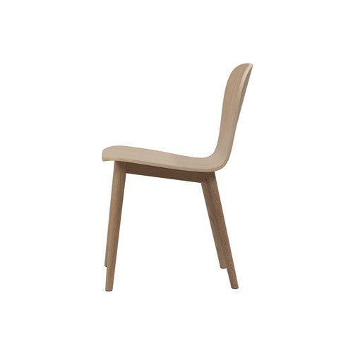 丹麥Sketch Puddle圓弧流線型單椅 (橡木)