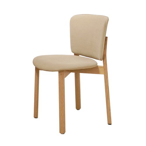 丹麥Sketch Pinta寬厚椅背單椅 (亞麻色貓抓布)