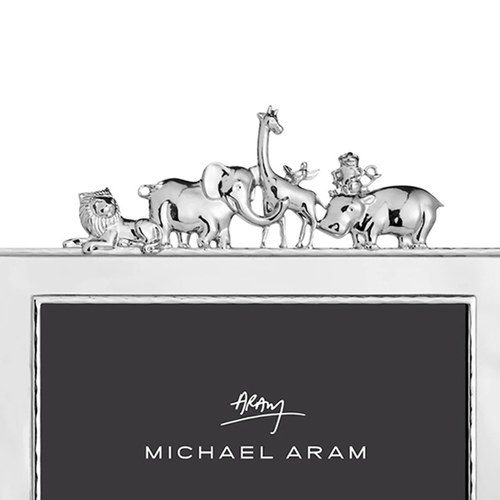 美國Michael Aram 甜蜜動物園系列相框架(銀、5x7吋)