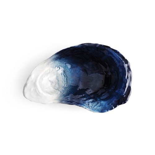 美國MichaelAram 牡蠣貝殼造型托盤 (藍)