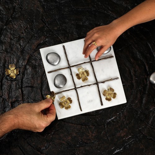 美國MichaelAram 山茱萸造型井字遊戲組