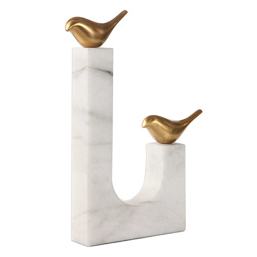美國 Uttermost 和平白鴿雕塑擺飾