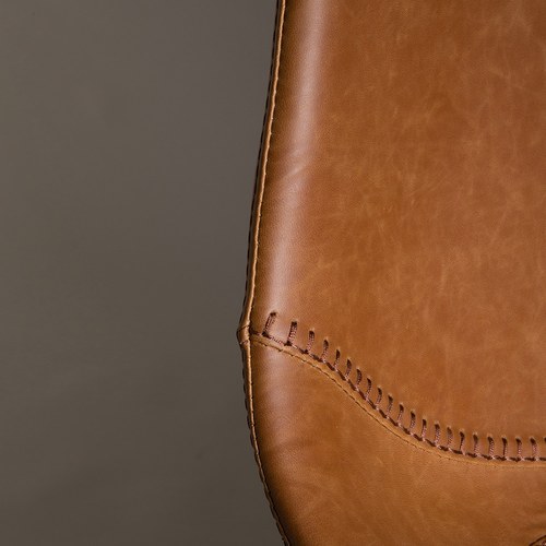 荷蘭Zuiver 二縫線皮革單椅