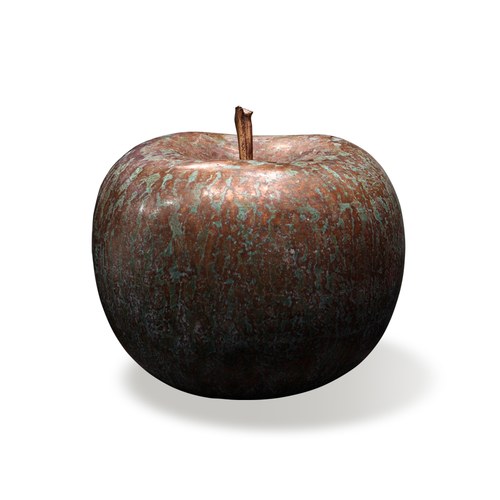 德國BULL&STEIN 青銅系列蘋果雕塑 (直徑40公分)
