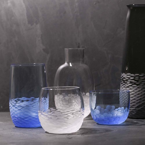 德國Guaxs玻璃水杯 OTTILIE系列 (水藍、250毫升)