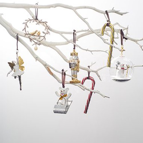 美國MichaelAram工藝飾品 金銀拐杖糖吊掛裝飾