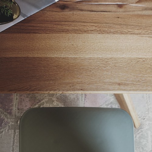 義大利OliverB 三角洲平原實木餐廳餐桌 (長160公分)