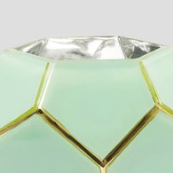 德國KARE 水晶寶石切面花器 (綠、高18公分)