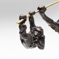 德國KARE 戲耍林間猴群雕塑擺飾