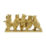 德國KARE 微醺小熊跳舞雕塑擺飾