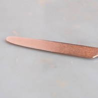 日本Aoyoshi 老英格蘭式餐刀 (玫瑰金、22.2公分)