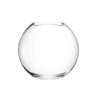 英國LSA 晶透球形玻璃花器(高24公分)