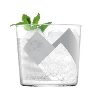 英國LSA 銀霧雪山玻璃水杯4入組 (310毫升)