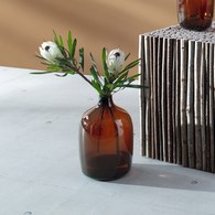 英國LSA 意境・泥炭棕塑口花器 (高27公分)