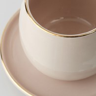 丹麥LeneBjerre 馬卡龍午茶杯 (玫瑰、150毫升)