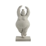 丹麥Lene Bjerre 芭蕾女伶雕塑擺飾 (灰、旋轉)