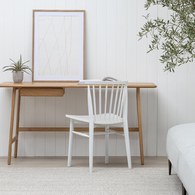 丹麥Sketch 鏤空椅背單椅 (白)
