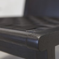丹麥Sketch 編織網狀斜邊休閒皮革躺椅(淺灰)