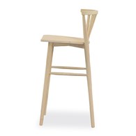 丹麥Sketch 鏤空椅背吧台椅 (橡木)