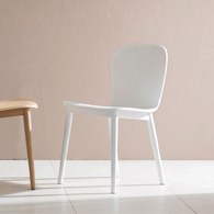 丹麥Sketch Puddle圓弧流線型單椅 (白)