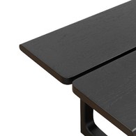 丹麥Sketch Hover設計師輪廓長凳(黑色/170公分)