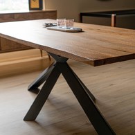 義大利OliverB 立體軸根枝狀實木餐桌 (長220公分)