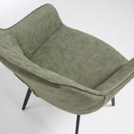 夏馬Shiamal Home 復古爵士菱格皮紋扶手椅 (綠)