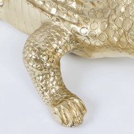 荷蘭 BoldMonkey 沼澤鑲金鱷魚雕塑品