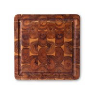 荷蘭HkLiving 幾何木紋方型砧板 (30x30公分)