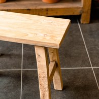 荷蘭RawMaterials 歐式休閒木椅凳 (長35公分)