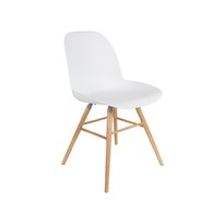 荷蘭Zuiver艾伯特簡約弧形單椅(白)