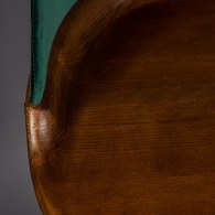 荷蘭Zuiver天鵝絨拼接木質邊桌