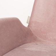 荷蘭Zuiver 英式線條扶手椅(粉)