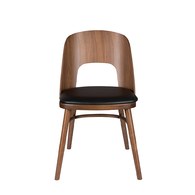荷蘭Zuiver 木作簍空弧形單椅